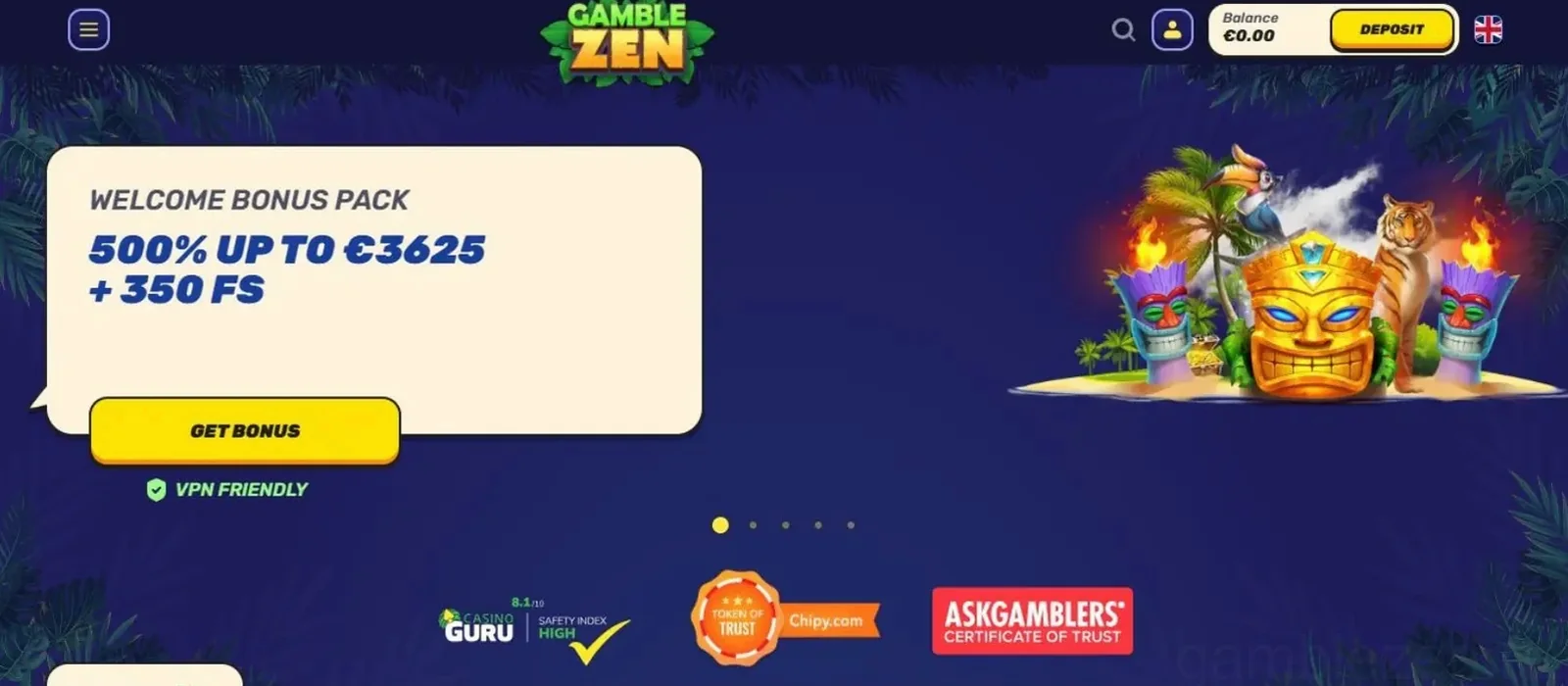 Gamblezen Casino Welcome
